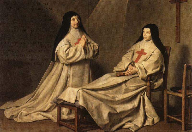 Philippe de Champaigne Mother Catherine Agnes and Sister Catherine Sainte-Suzanne Sweden oil painting art